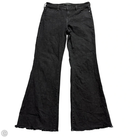 Jeans Flared By Liverpool In Black Denim, Size: 6