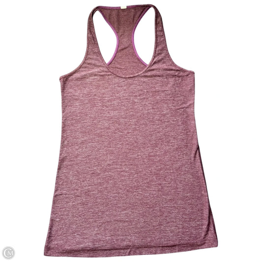 Athletic Tank Top By Lululemon In Purple, Size: S