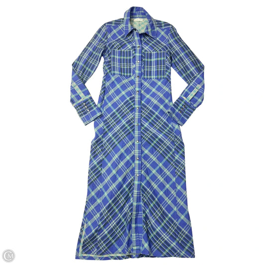 Dress Casual Maxi By We The Free In Blue & Green, Size: Xs