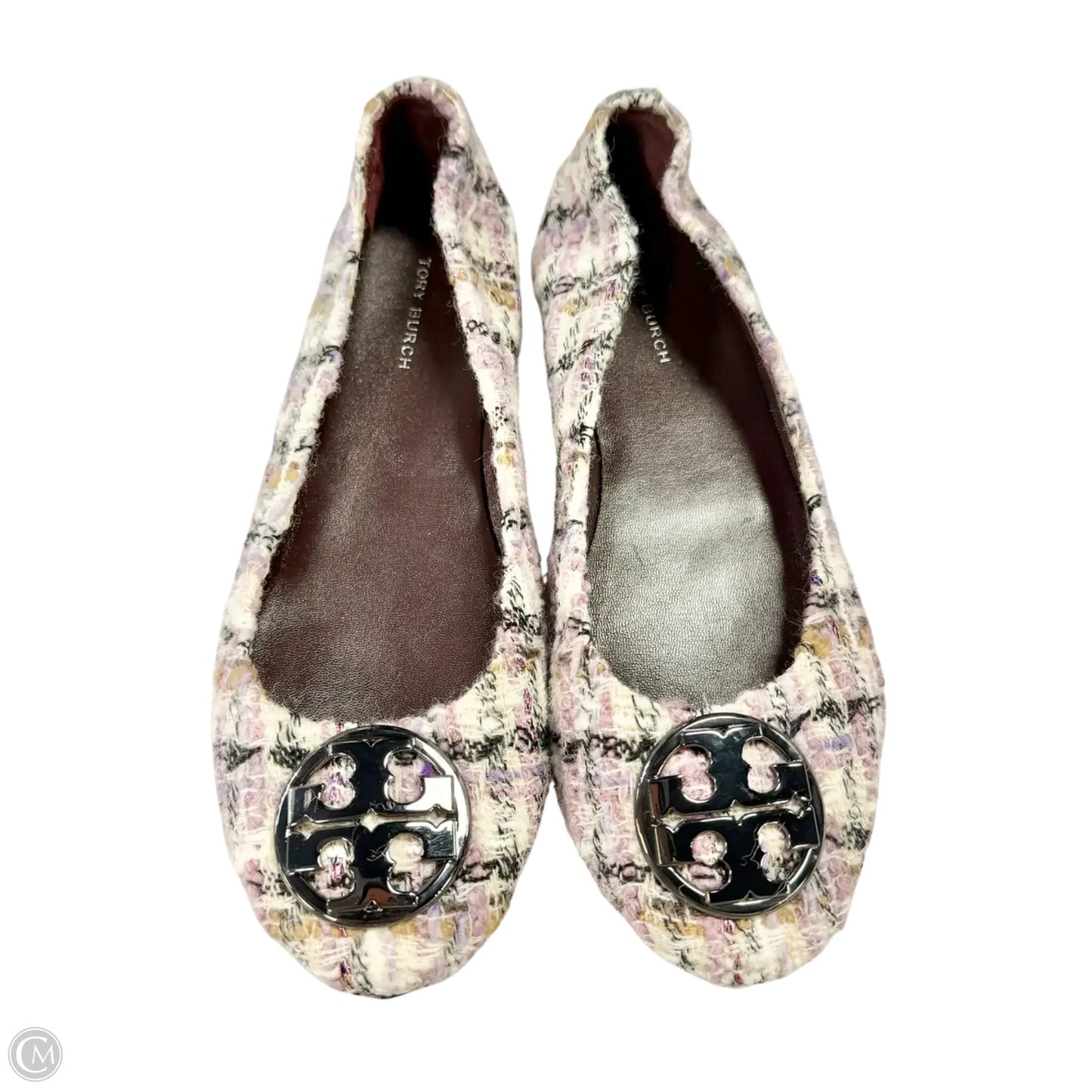 Shoes Designer By Tory Burch In Plaid Pattern, Size: 6