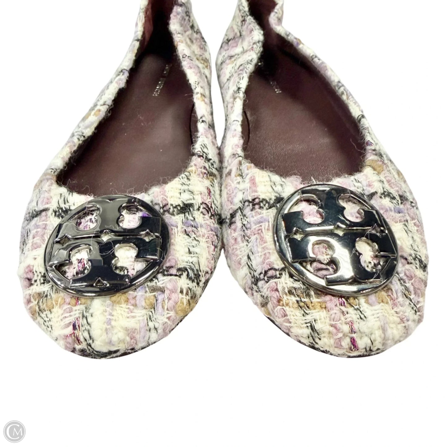 Shoes Designer By Tory Burch In Plaid Pattern, Size: 6