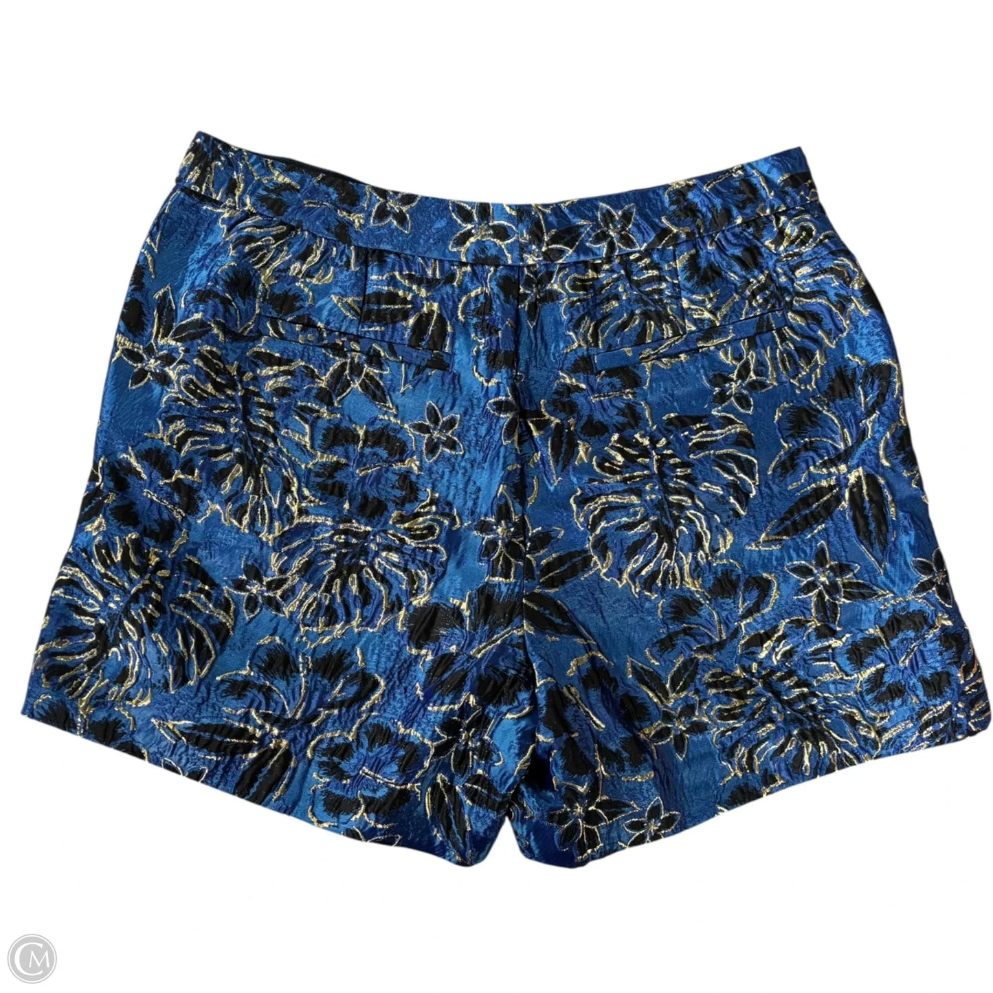 Shorts Designer By Lilly Pulitzer In Black & Blue, Size: 14