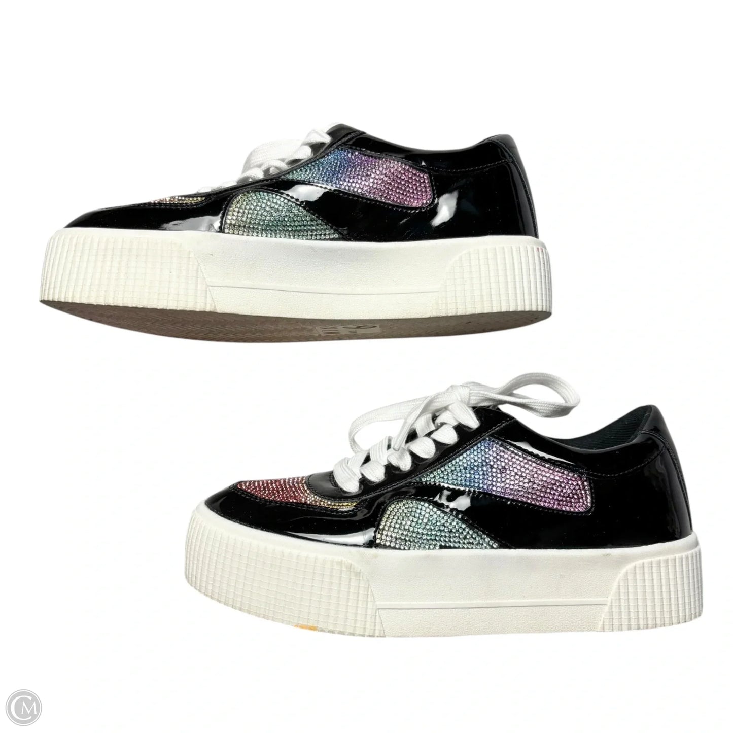 Shoes Sneakers By Mix No 6 In Black & White, Size: 7.5