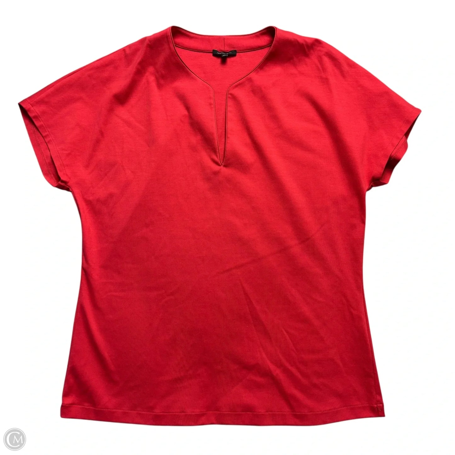 Blouse Designer By Lafayette 148 In Pink, Size: Xl