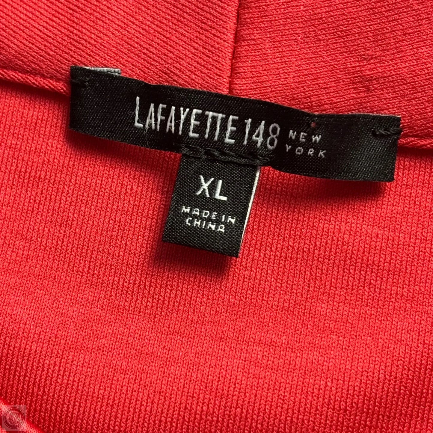 Blouse Designer By Lafayette 148 In Pink, Size: Xl