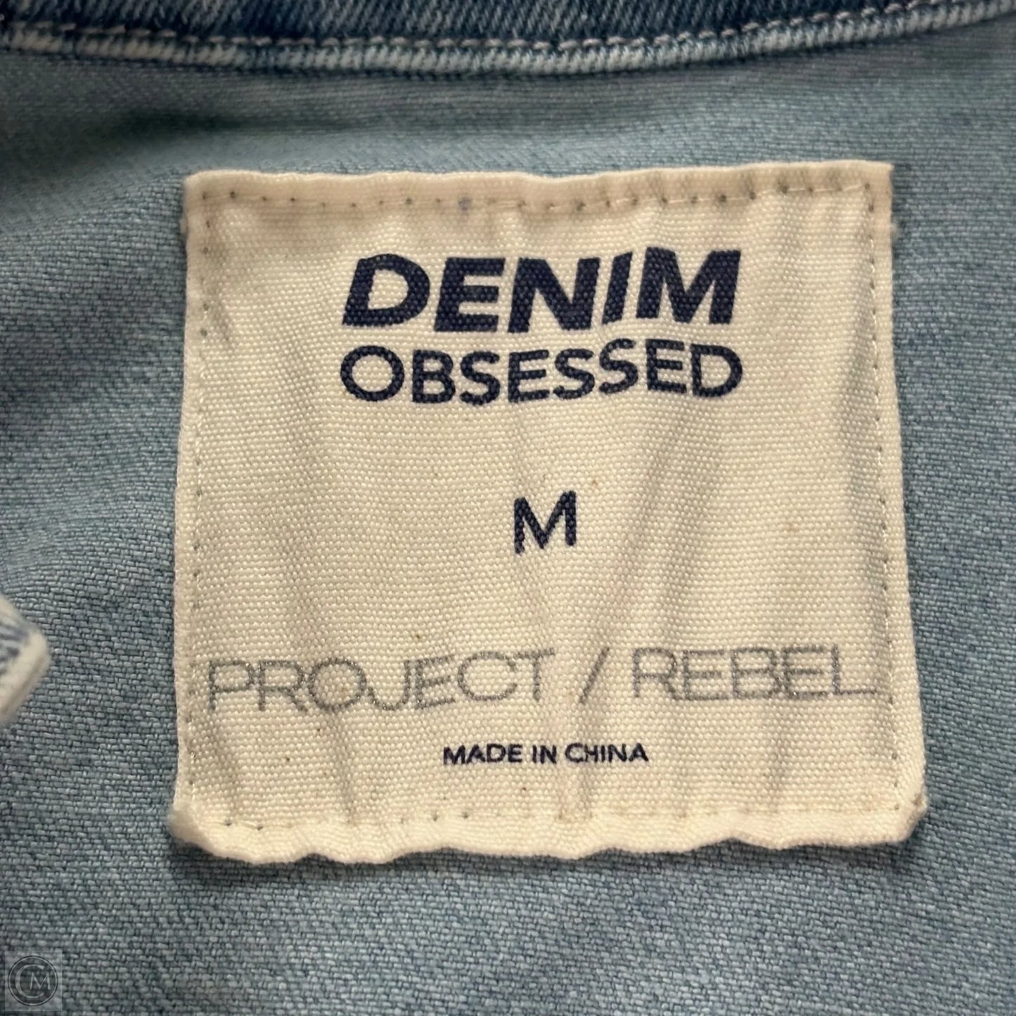 Vest Other By Denim Obsessed  In Blue Denim, Size: M