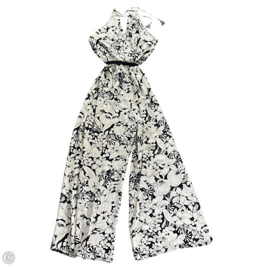 Jumpsuit By Elevenses In Black & Cream, Size: L