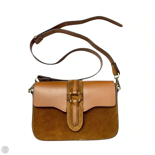 Crossbody Leather By Amerai, Size: Medium