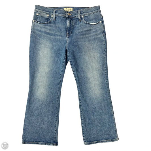 Jeans Boot Cut By Madewell In Blue Denim, Size: 12