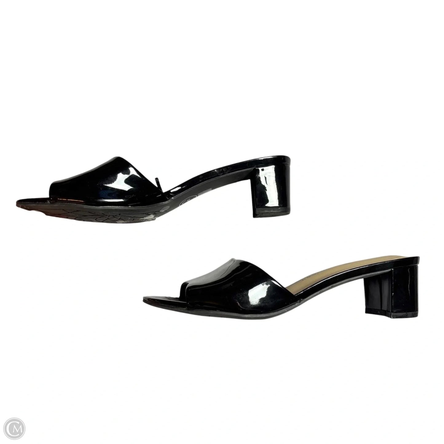 Sandals Heels Kitten By Chinese Laundry In Black, Size: 8