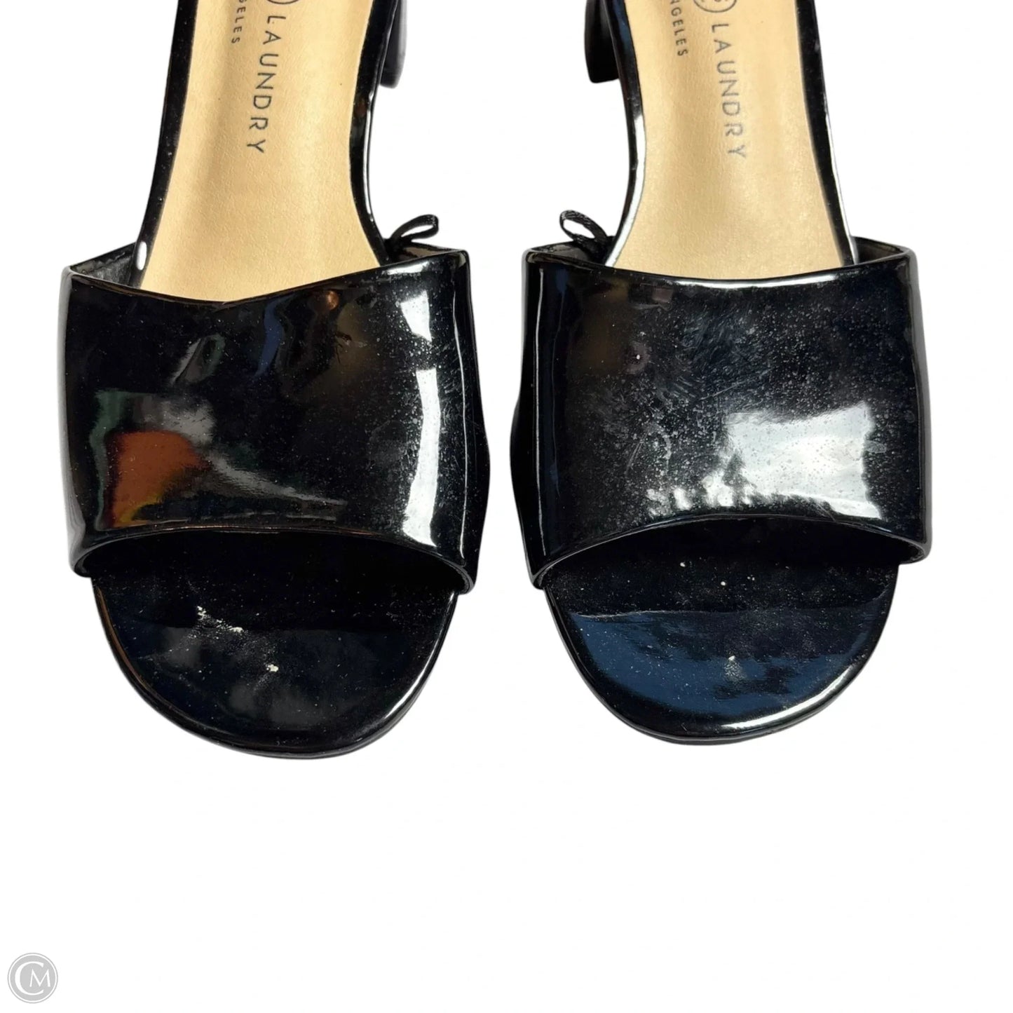 Sandals Heels Kitten By Chinese Laundry In Black, Size: 8