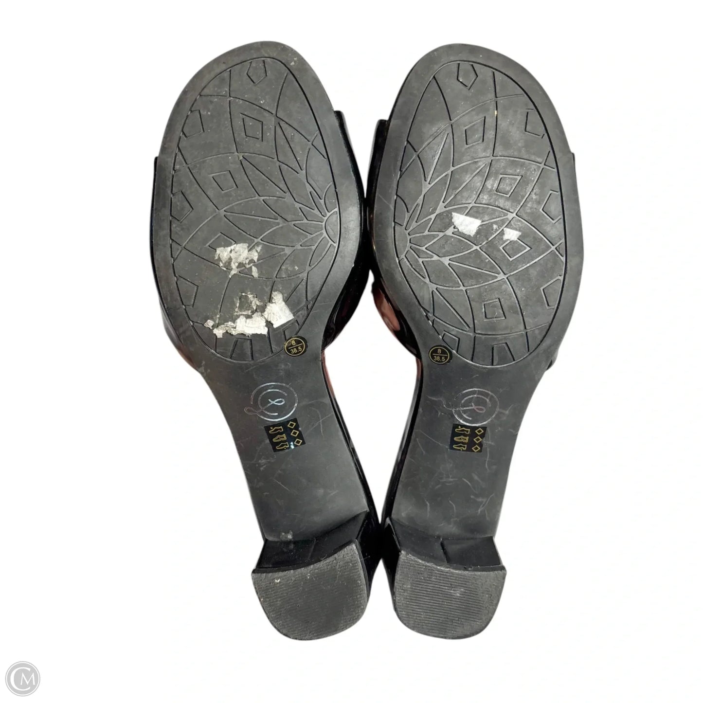 Sandals Heels Kitten By Chinese Laundry In Black, Size: 8