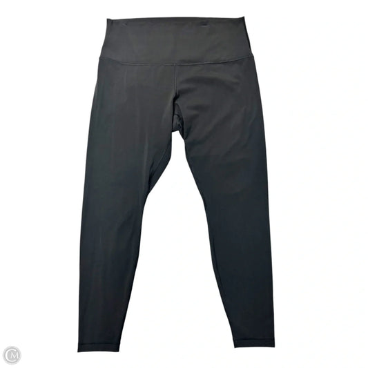 Athletic Leggings By Lululemon In Black, Size: Xl