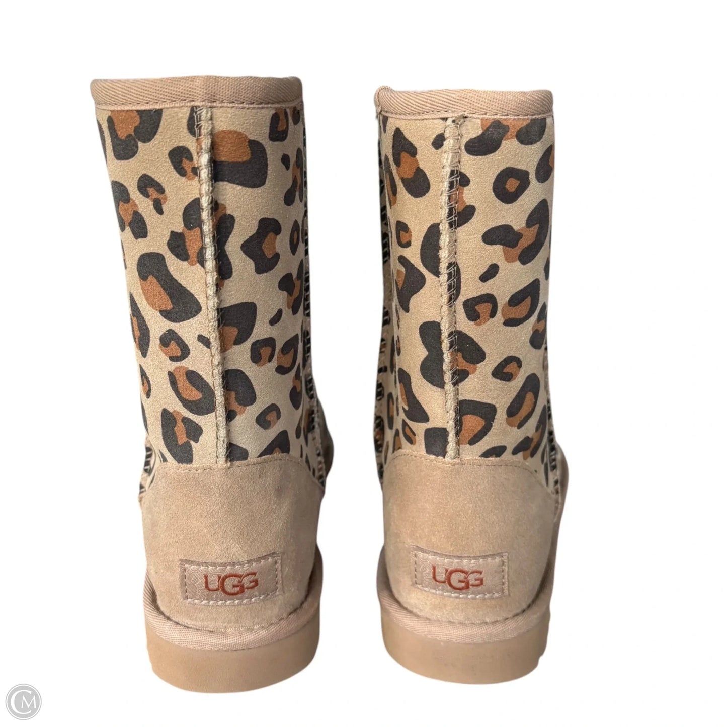Boots Designer By Ugg In Black & Brown, Size: 8