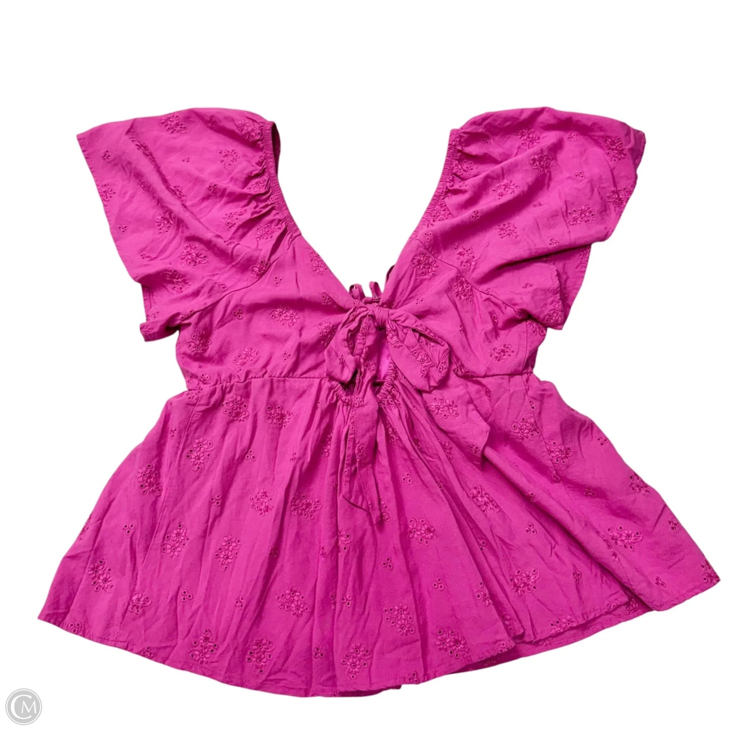 Top Short Sleeve By Torrid In Pink, Size: Xl