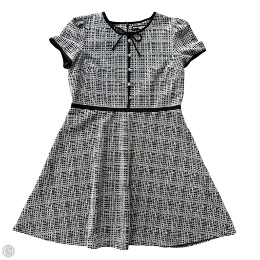 Dress Designer By Karl Lagerfeld In Black & White, Size: L