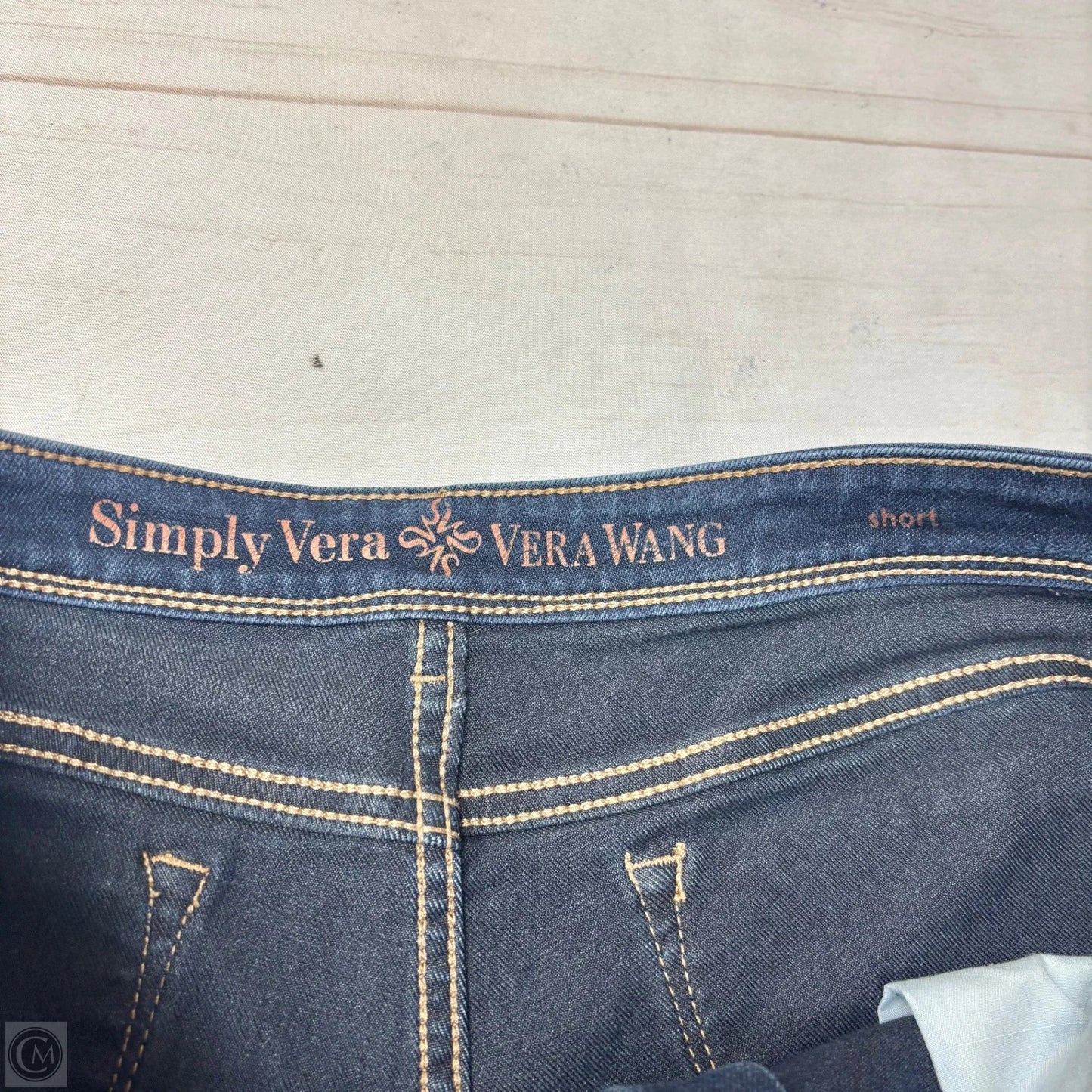 Shorts By Simply Vera In Blue Denim, Size: 12