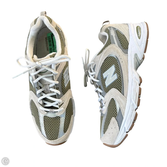 Shoes Athletic By New Balance In Green & Grey, Size: 10