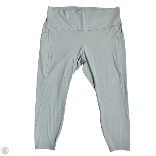 Athletic Leggings By Lululemon In Blue, Size: 1x