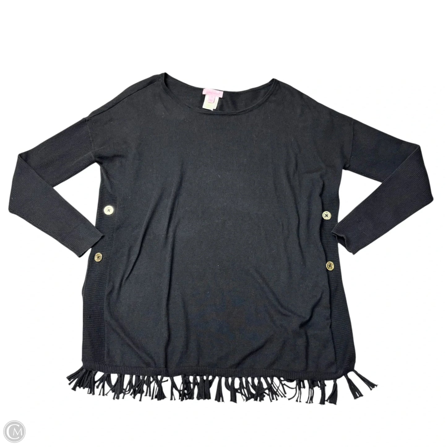 Top Long Sleeve Designer By Lilly Pulitzer In Grey, Size: S