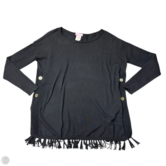Top Long Sleeve Designer By Lilly Pulitzer In Grey, Size: S