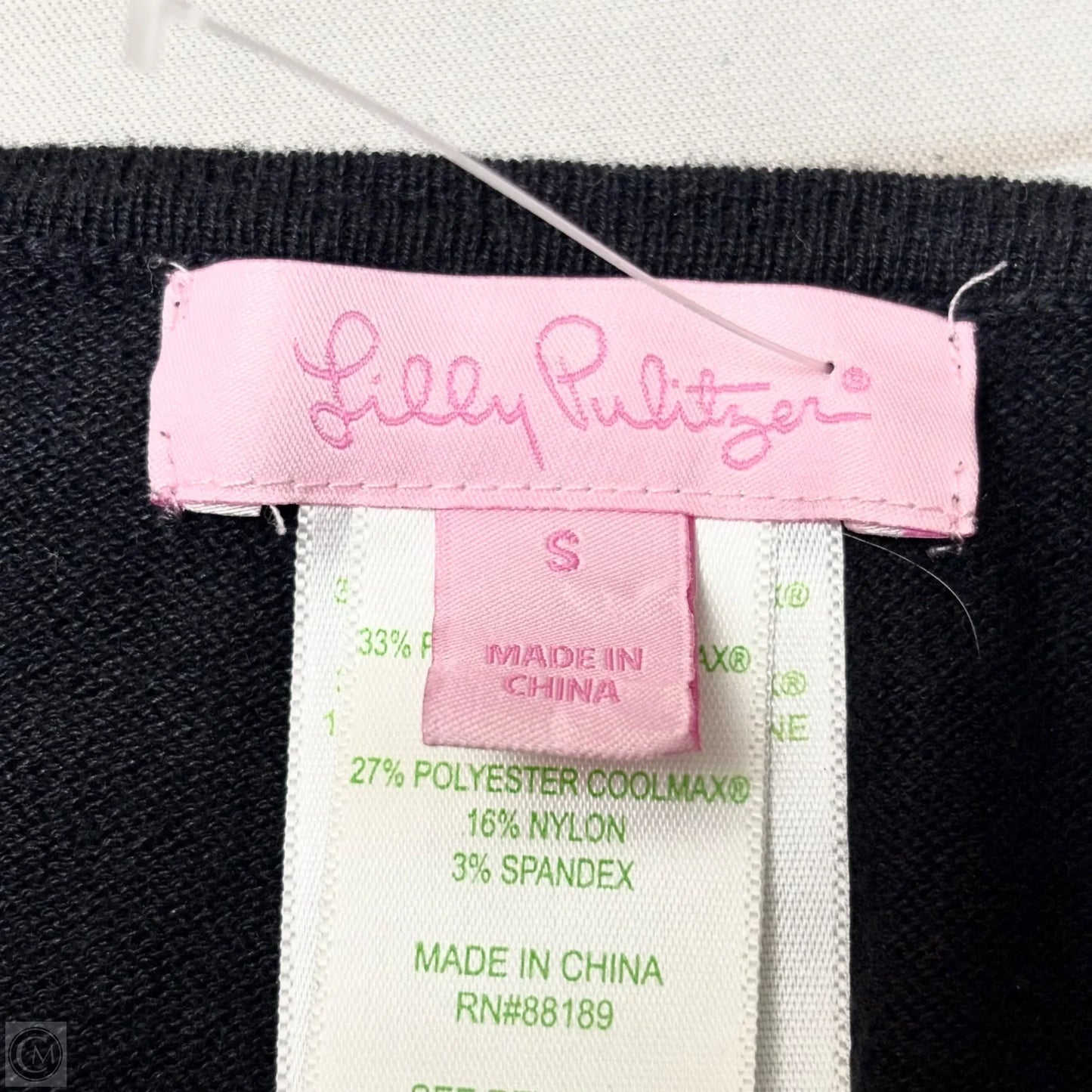 Top Long Sleeve Designer By Lilly Pulitzer In Grey, Size: S