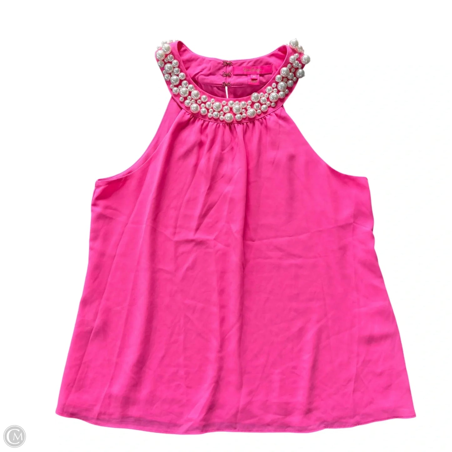 Top Sleeveless Designer By Lilly Pulitzer In Pink, Size: M