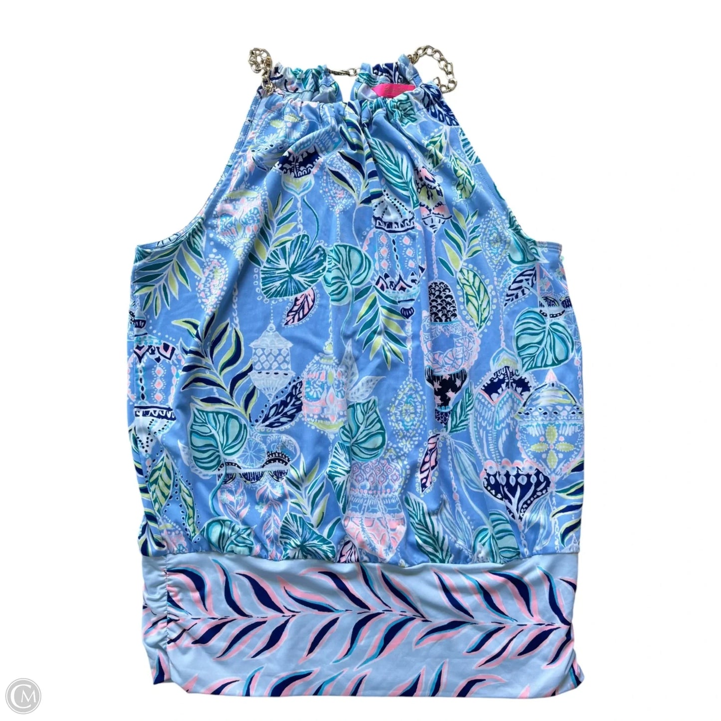 Top Sleeveless Designer By Lilly Pulitzer In Blue, Size: M