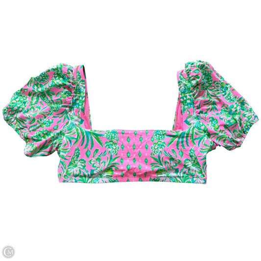 Swimsuit Designer By Lilly Pulitzer In Green & Pink, Size: M