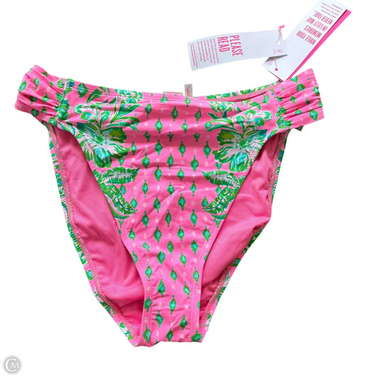 Swimsuit Designer By Lilly Pulitzer In Green & Pink, Size: M