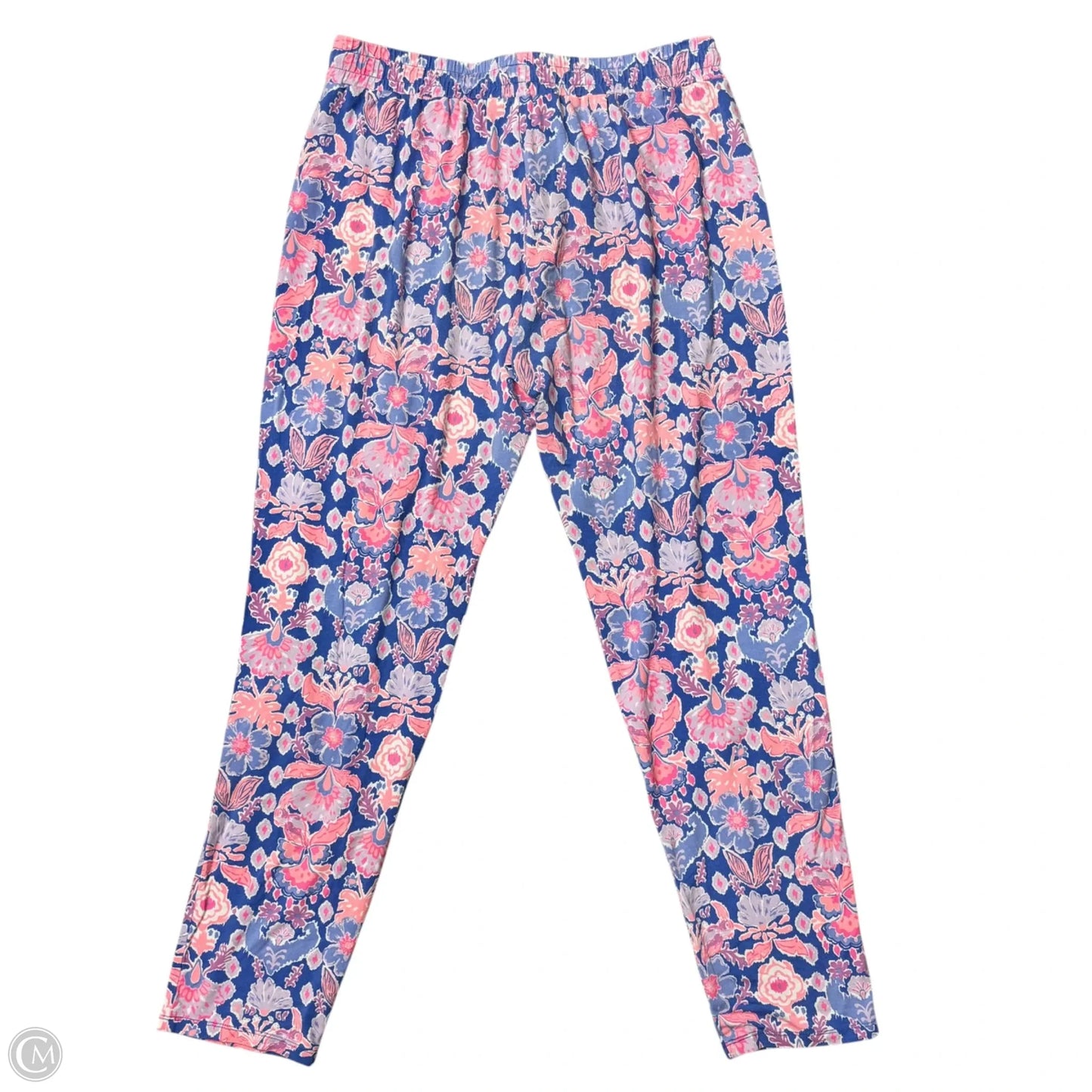 Pants Designer By Lilly Pulitzer In Blue & Pink, Size: M