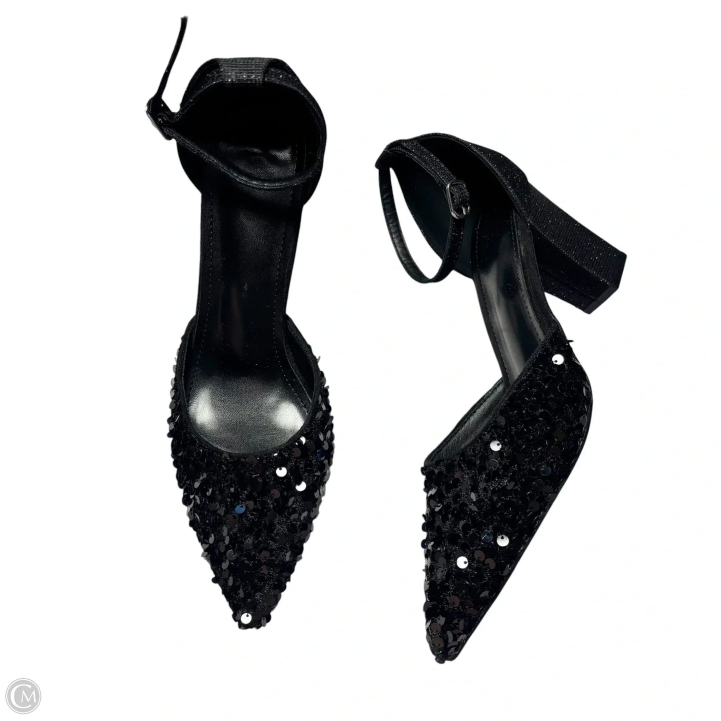 Shoes Heels Kitten In Black, Size: 8.5