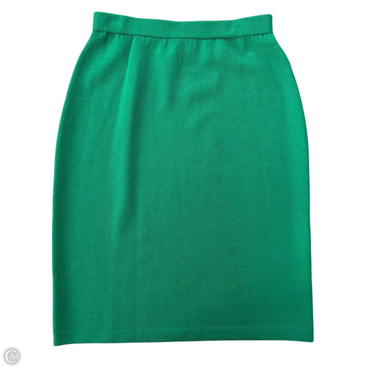 Skirt Luxury Designer By St John Collection In Green, Size: S