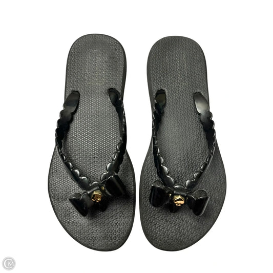 Sandals Designer By Kate Spade In Black, Size: 7
