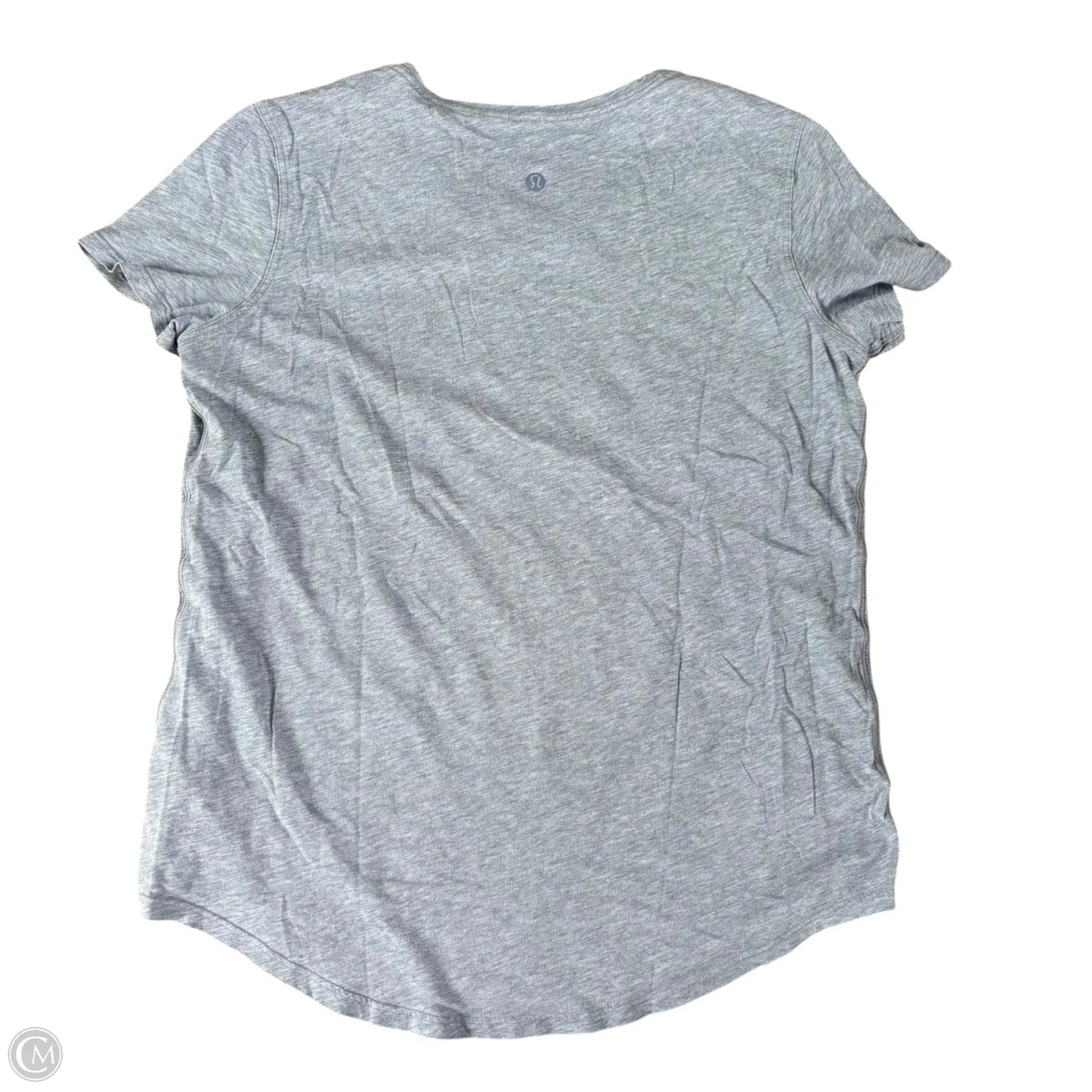 Athletic Top Short Sleeve By Lululemon In Blue, Size: S