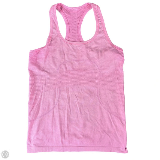 Athletic Tank Top By Lululemon In Pink, Size: M