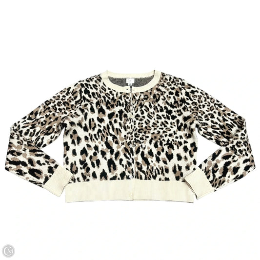 Cardigan By A New Day In Animal Print, Size: Xs