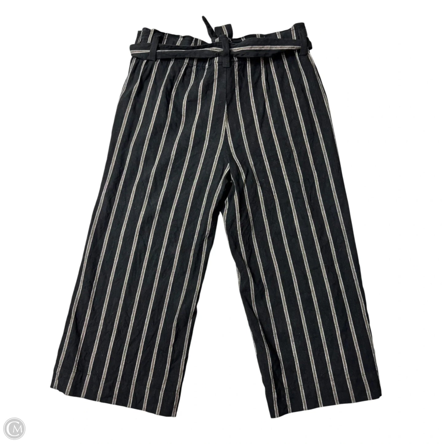 Pants Cropped By J. Jill In Black & Tan, Size: S