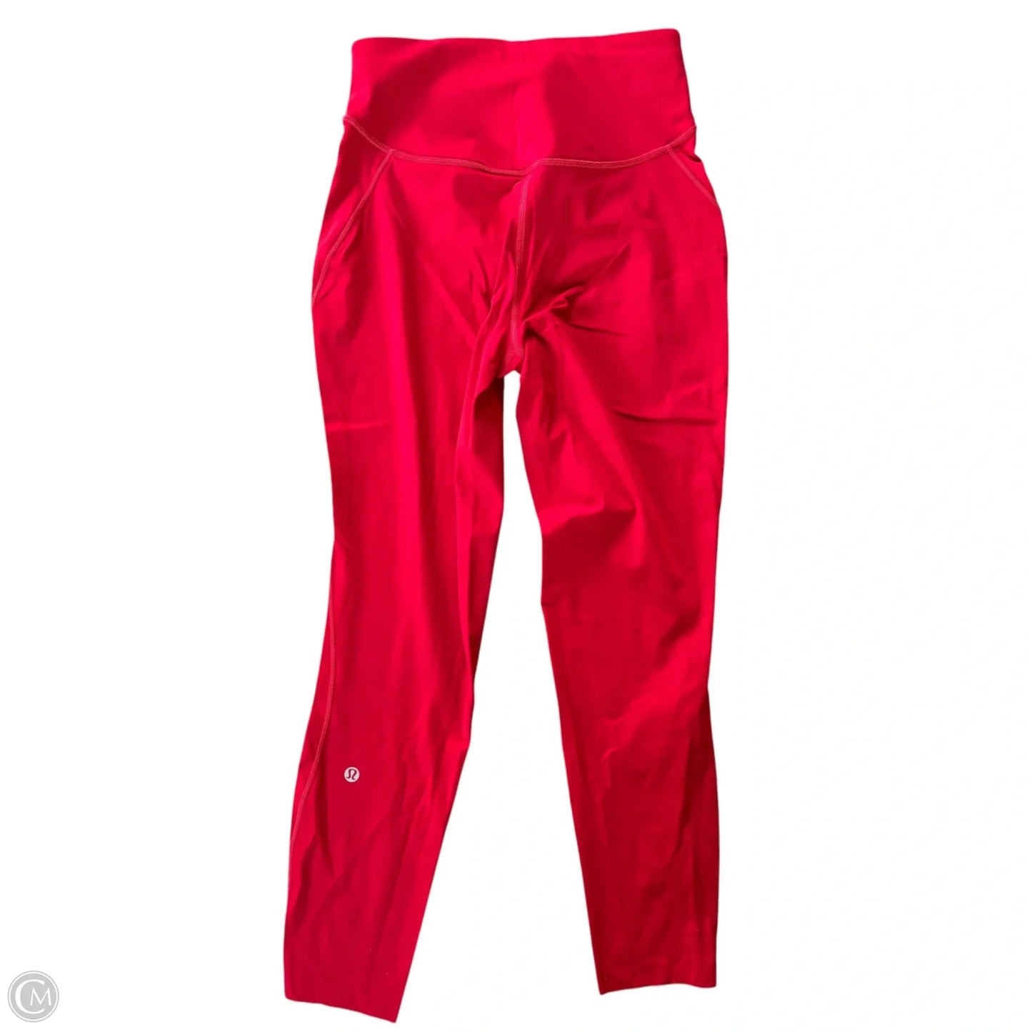 Athletic Capris By Lululemon In Red, Size: M