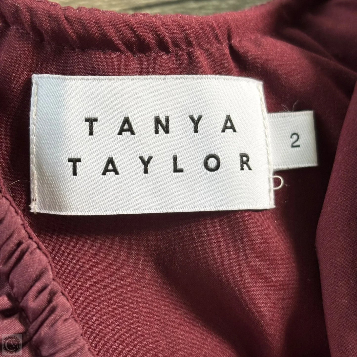 Blouse Long Sleeve By Tanya Taylor In Purple, Size: Xs