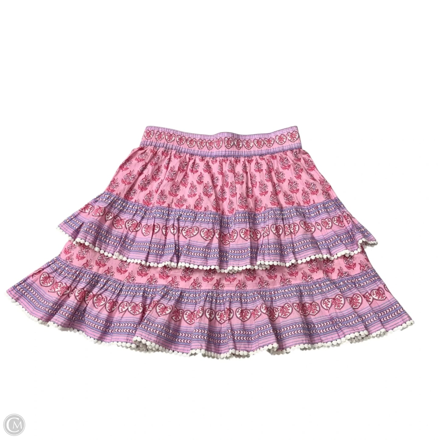 Skirt Mini & Short By Bindu In Pink & Purple, Size: S