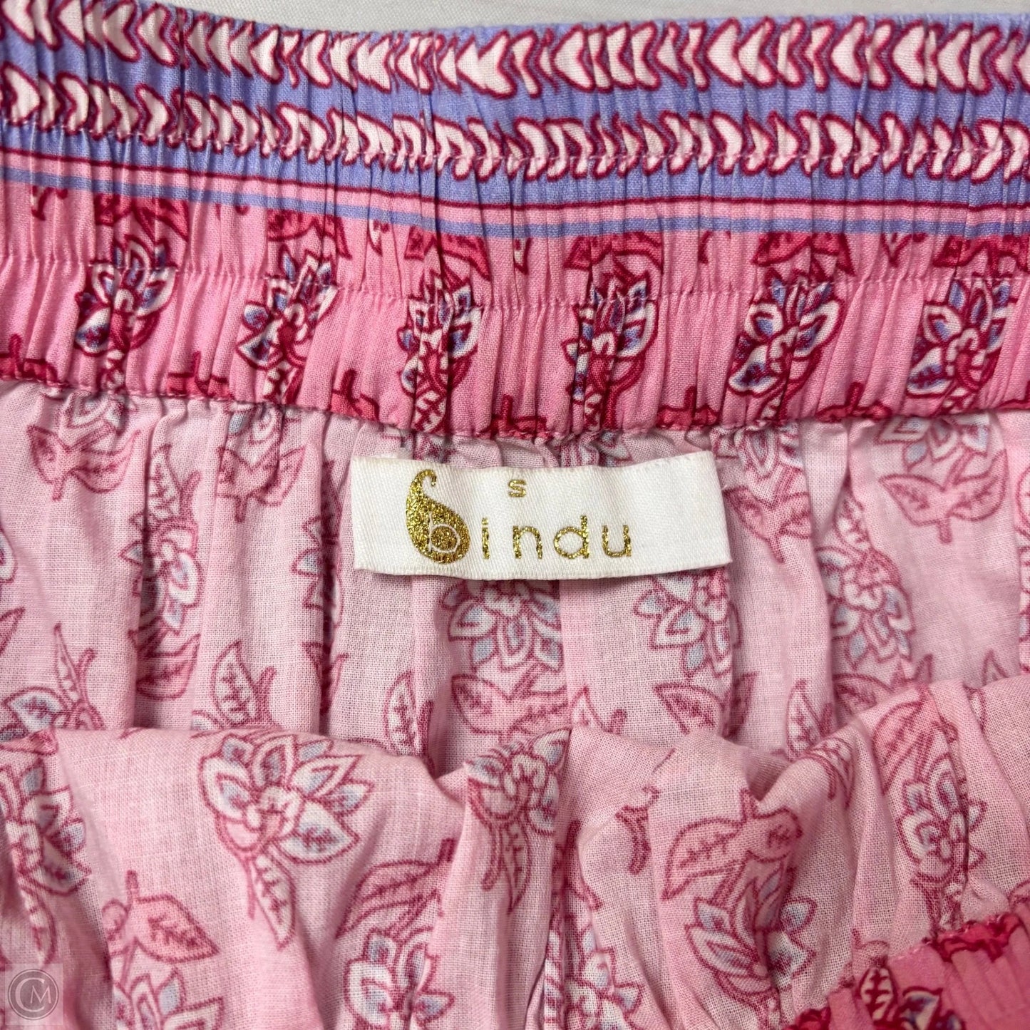 Skirt Mini & Short By Bindu In Pink & Purple, Size: S