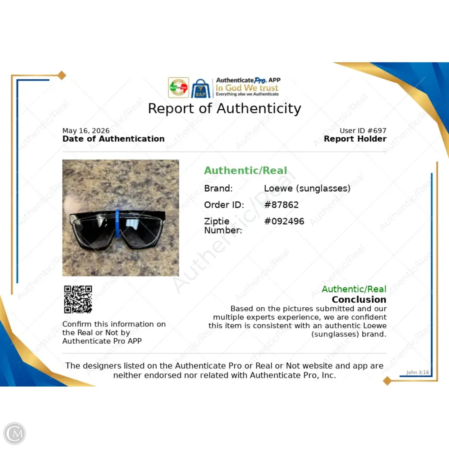 Sunglasses Luxury Designer By Loewe