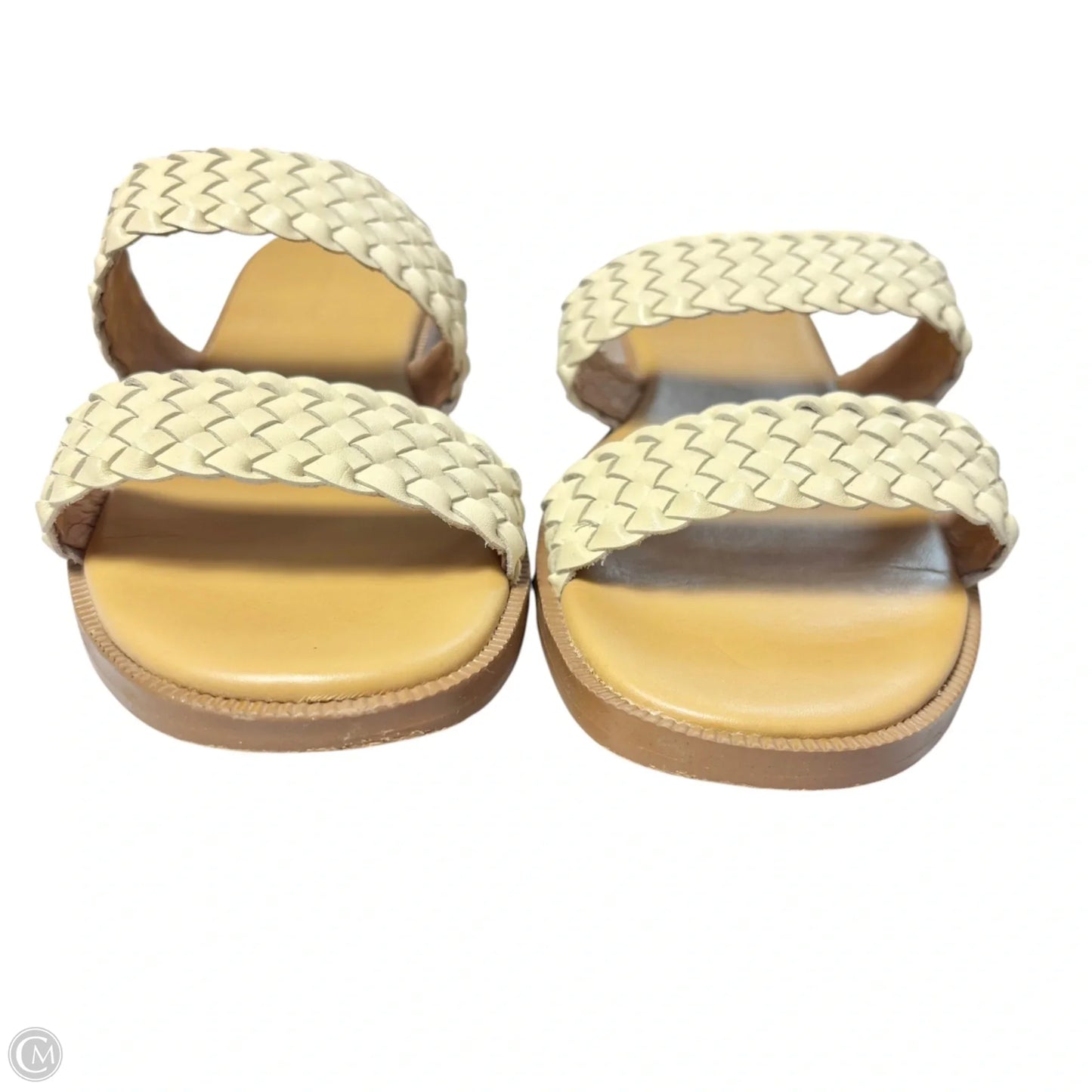 Sandals Flats By Madewell In Brown & Cream, Size: 6.5