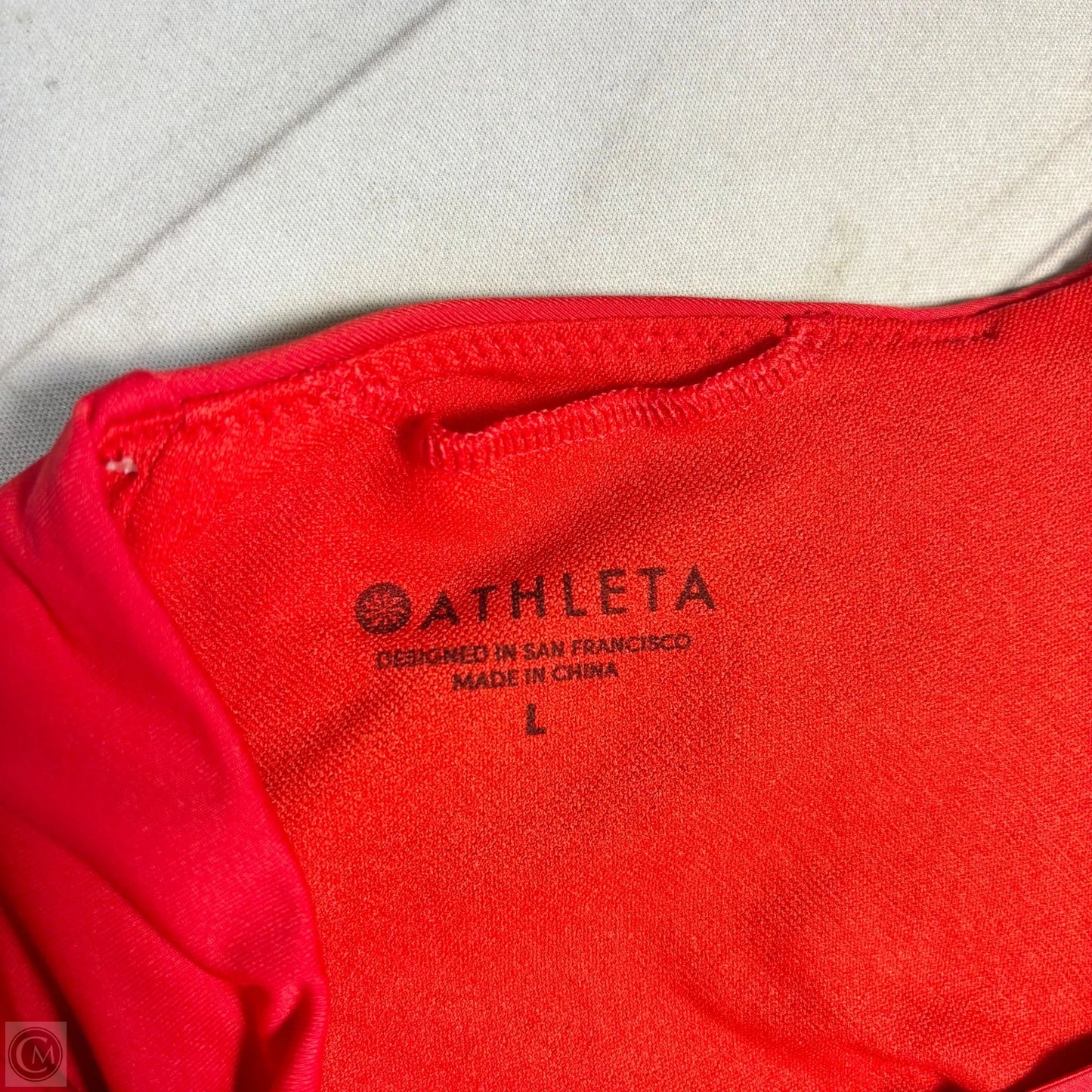 Athletic Bra By Athleta In Red, Size: L