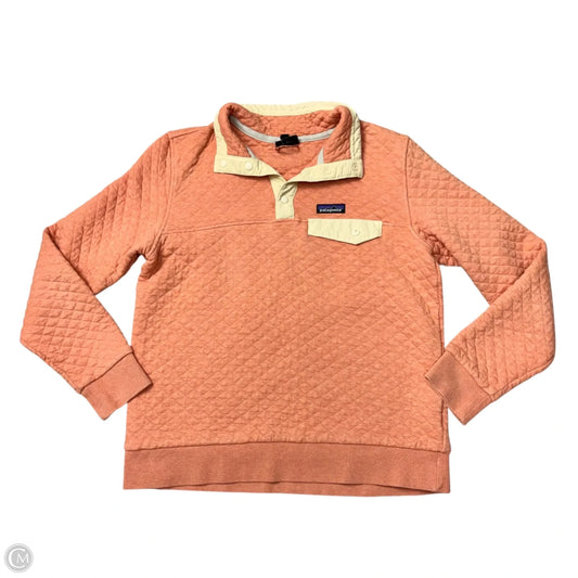 Sweatshirt Collar By Patagonia In Pink, Size: M