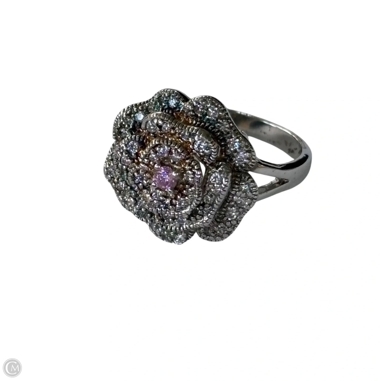 Ring Sterling Silver By Diamonique Size: 11