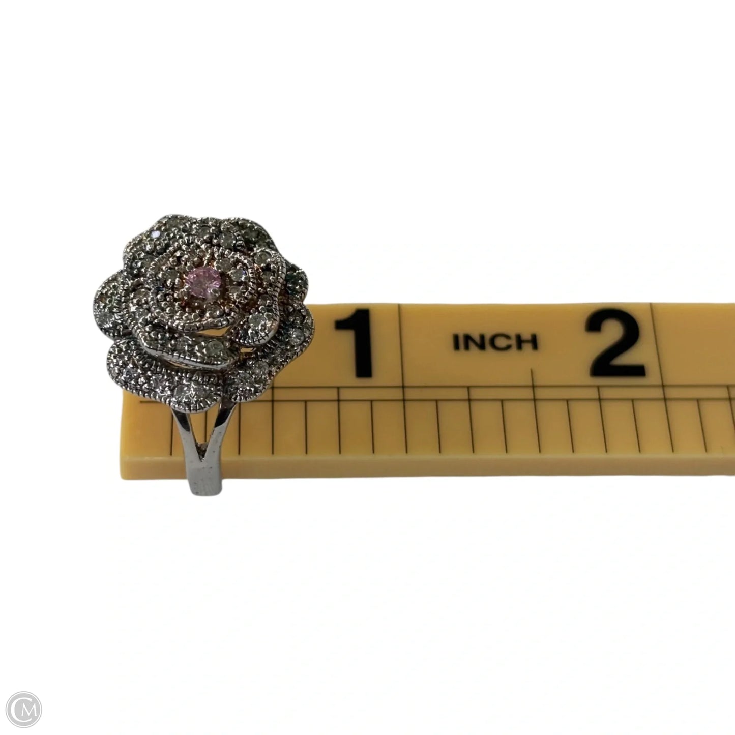 Ring Sterling Silver By Diamonique Size: 11