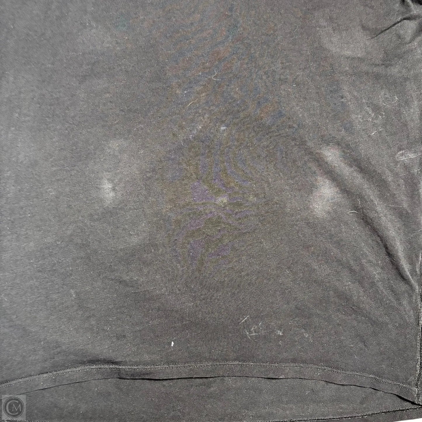 Athletic Top Short Sleeve By Lululemon In Black, Size: M
