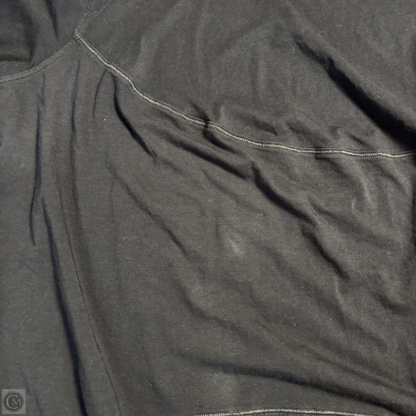 Athletic Top Short Sleeve By Lululemon In Black, Size: M